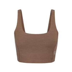 NWT Allbirds Natural Flow Crop Tank - XL - hazy cocoa brown - XL